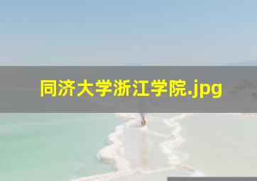 同济大学浙江学院