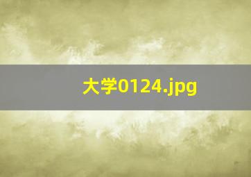 大学0124