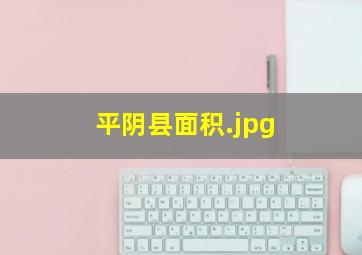平阴县面积