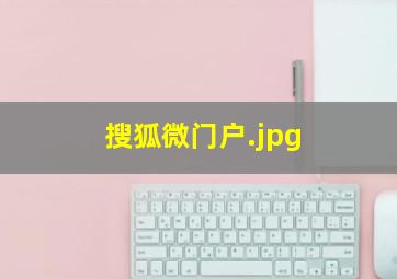 搜狐微门户