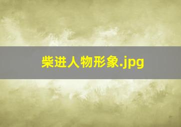 柴进人物形象