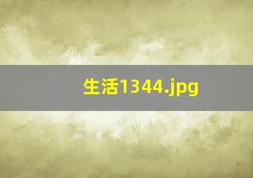 生活1344