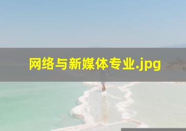 网络与新媒体专业