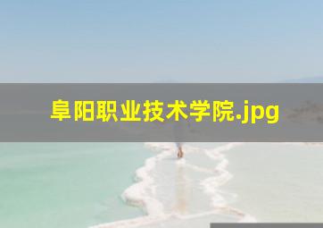 阜阳职业技术学院