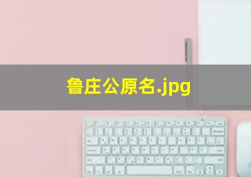 鲁庄公原名