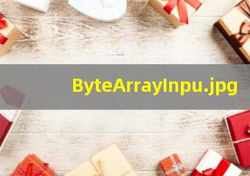 ByteArrayInpu