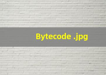 Bytecode 