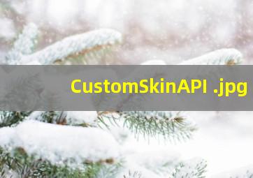 CustomSkinAPI 