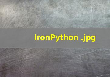 IronPython 