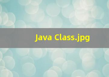 Java Class