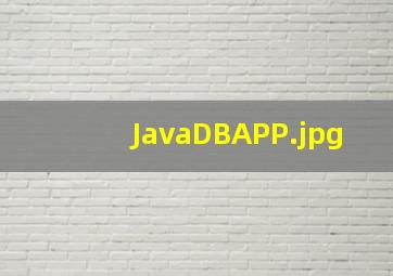 JavaDBAPP