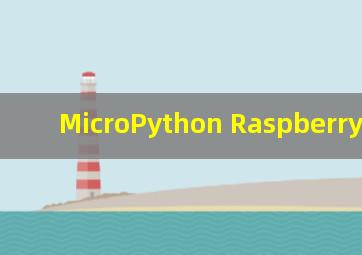 MicroPython Raspberry p