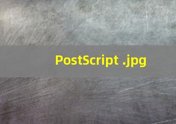 PostScript 