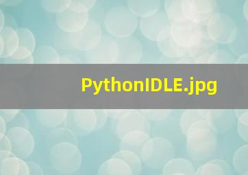PythonIDLE