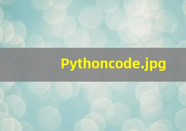 Pythoncode