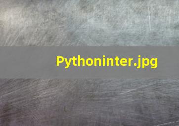 Pythoninter