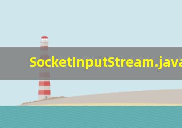 SocketInputStream.java 