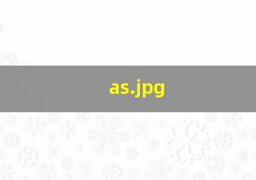as