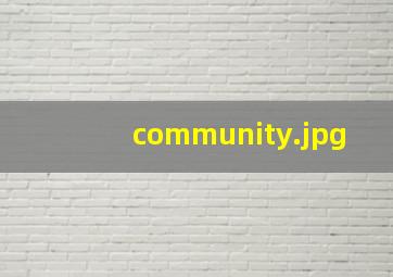 community