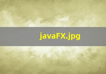 javaFX