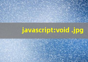 javascript:void 