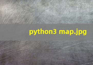 python3 map