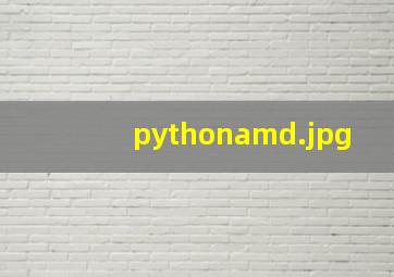 pythonamd
