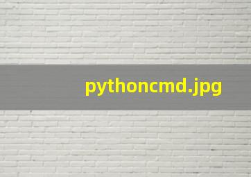 pythoncmd