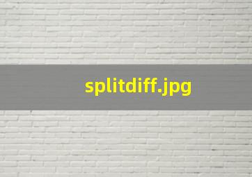 splitdiff