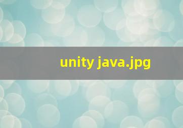 unity java